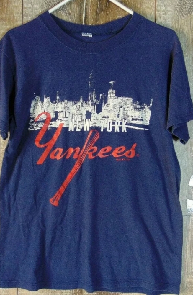 1992 New York Yankees MLB Trench graphic t shirt M
